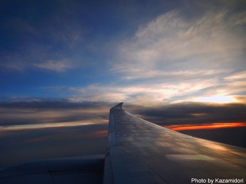 機窓の風景