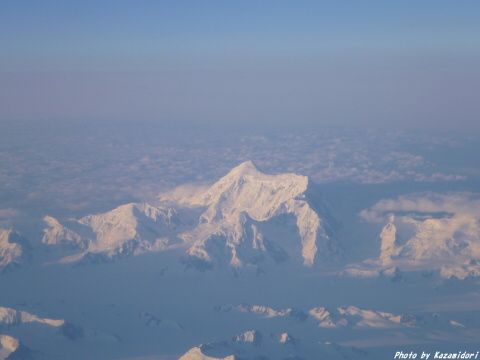 アラスカ上空