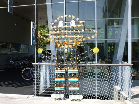 風車で作ったオブジェ