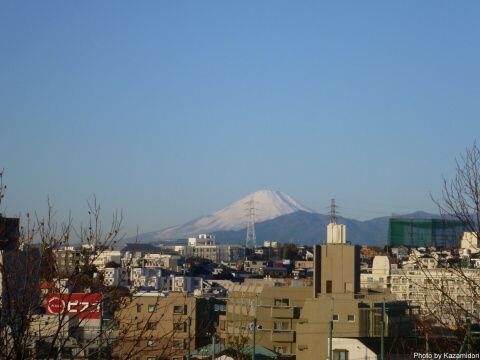 今朝の富士山