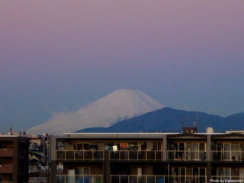 今朝の富士山