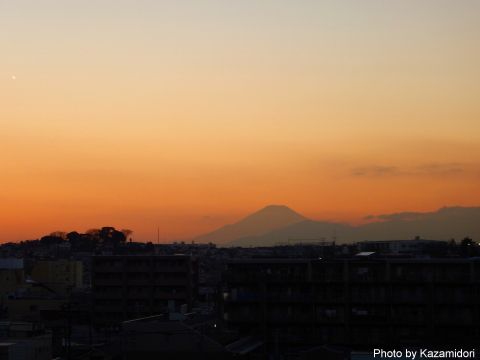 今日の夕景
