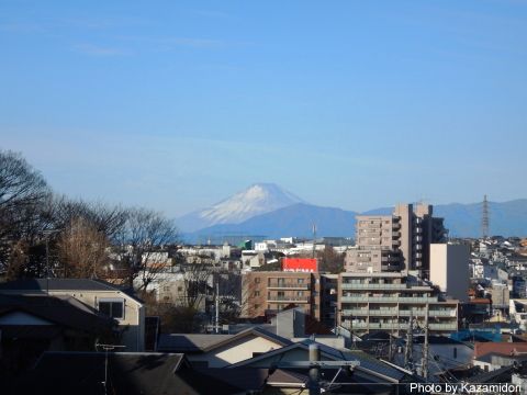 今朝の富士山