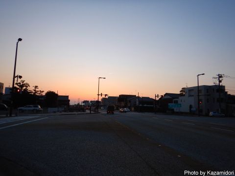 小松市街夕景