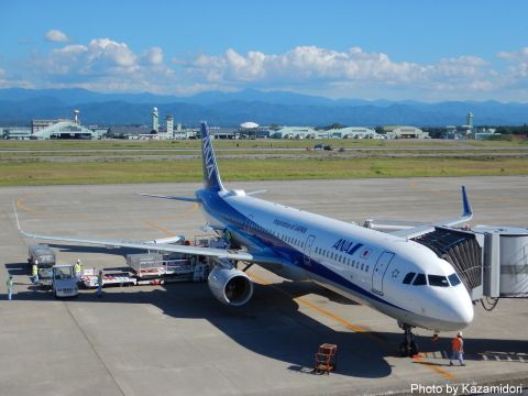 小松空港で