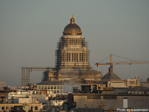 ホテル部屋からの風景