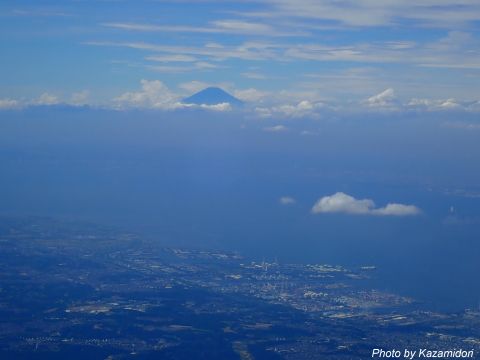 木更津あたりと富士山