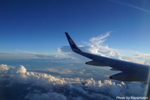 小松行きの機窓から