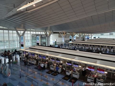 羽田空港第3ターミナル出発ロビー