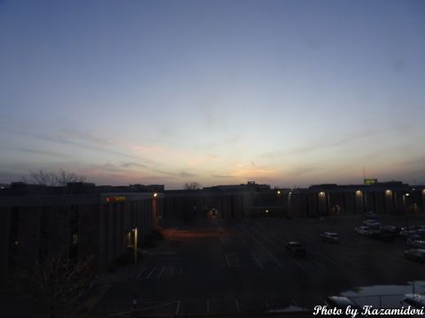 ミネアポリスの夕景