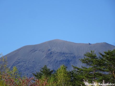 今朝の浅間山
