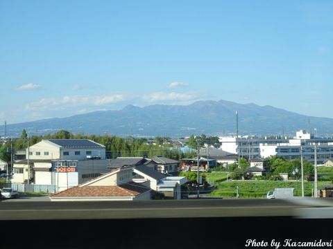 車窓の赤城山