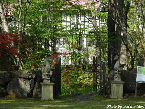 ホテルの庭園