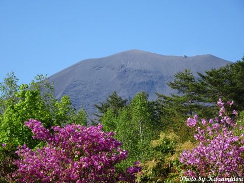 今朝の浅間山