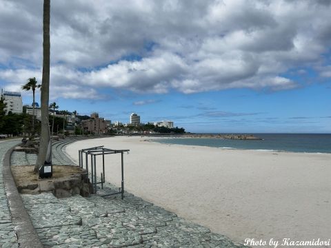 朝の白良浜