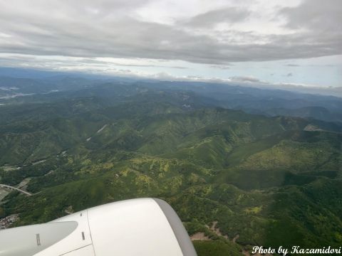 白浜離陸直後